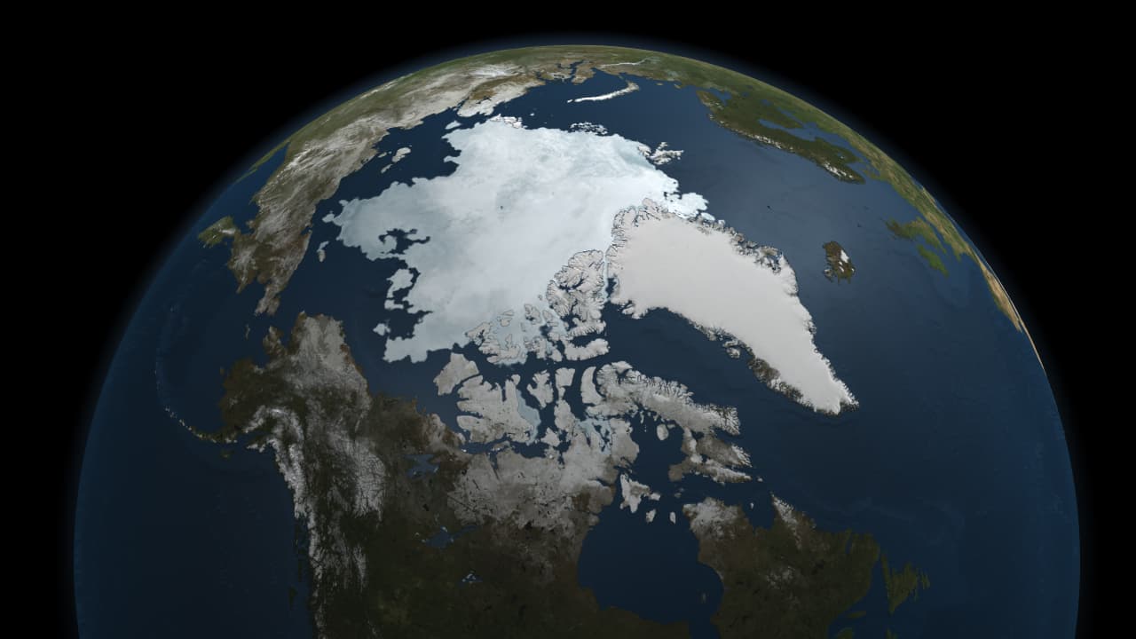 Arctic ice melt monitoring