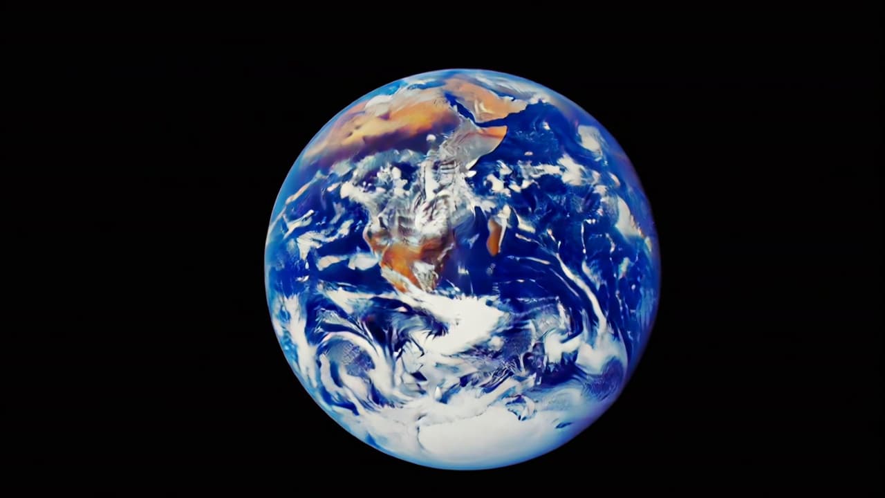 Earth from space showing clouds and oceans